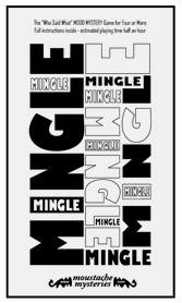 Mingle the Mood Mystery party game